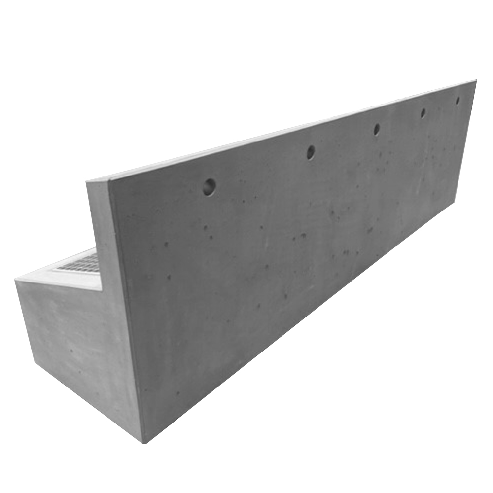 Frostsichere Schuhwaschanlage Oberflur Rückwand – Bild 3
